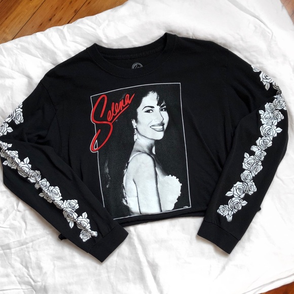 Tops - Selena Cropped Long-sleeve T-shirt